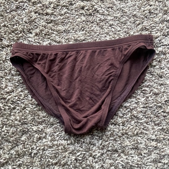 Mens CharliebyMZ 'Wood Series' Hip Brief in Brown - Small - Picture 6 of 7